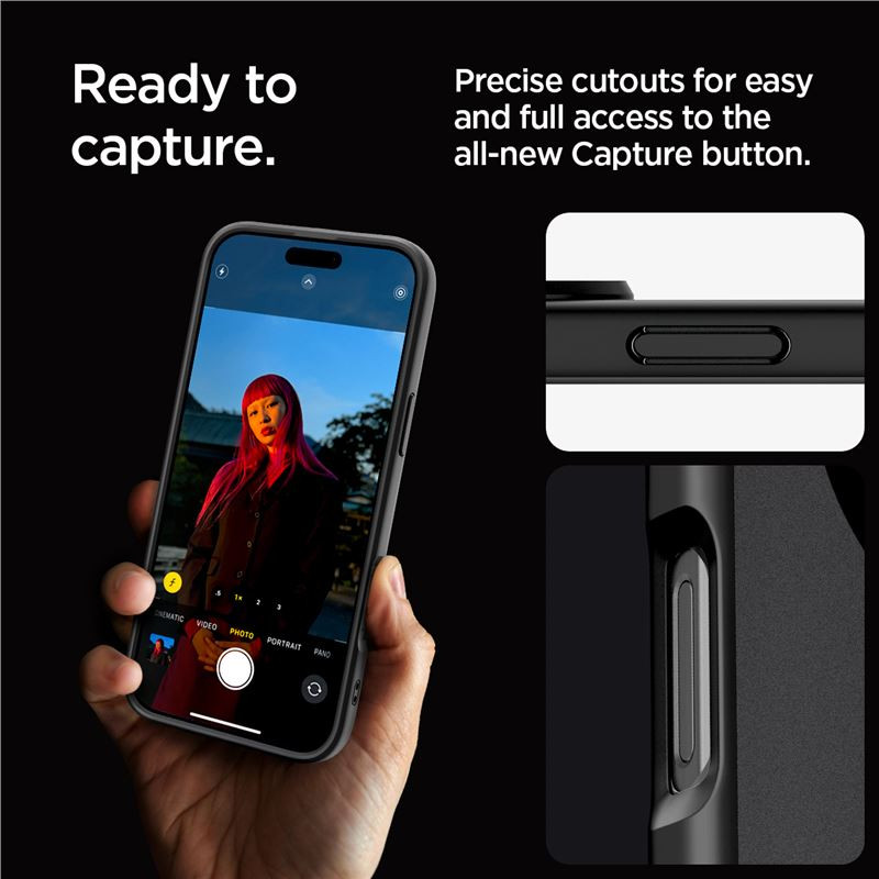 Spigen Ultra Hybrid MagSafe, frost black - iPhone 16 Pro (ACS08134)