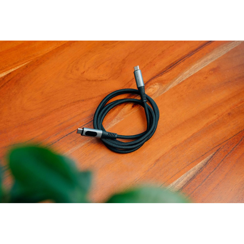 Verbatim Sync & Charge kabel USB-C na USB-C, USB4, 240W 40 Gbps zaslon 120 cm
