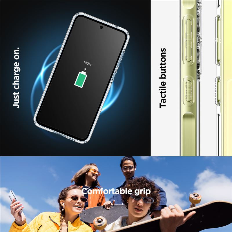 Spigen Ultra Hybrid, crystal clear - Samsung Galaxy A55