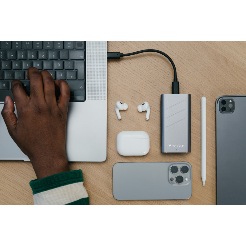 Verbatim TurboMetal 1TB SSD USB4 vanjski disk, R/W: 3700/3600 MB/s