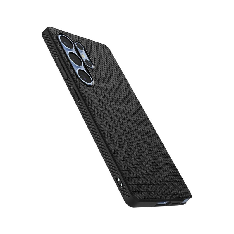 Spigen Liquid Air, matte black - Samsung Galaxy S25 Ultra (ACS08953)