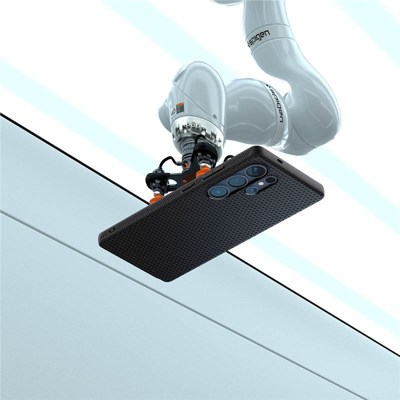 Spigen Liquid Air, matte black - Samsung Galaxy S25 Ultra (ACS08953)