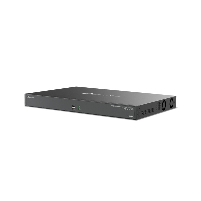 TP-Link Network video snimač, 64 kanala, H.265+/H.265/ H.264+/H.264, 8MP, 16TB HDD, 4×SATA, VGA/HDMI, RJ-45, USB×3, 2xAudio, Vigi app