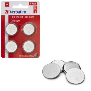 Verbatim CR2430 Lithium baterija, 3V (4 kom./pakiranje)