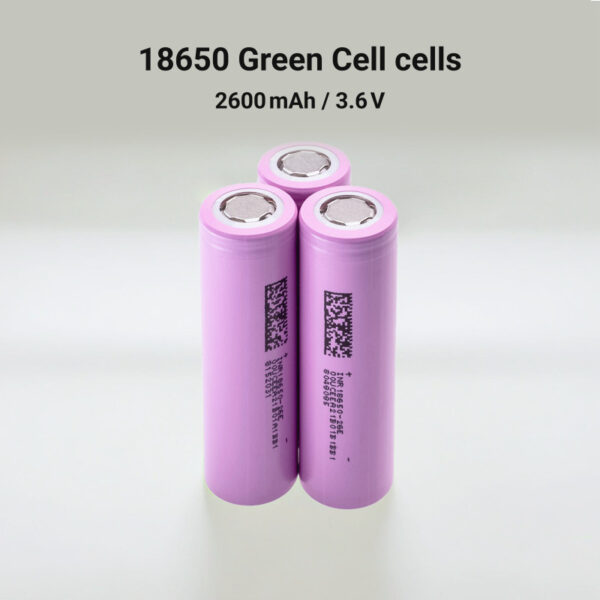 Green Cell punjive Li-Ion ćelije ICR18650-26H 2600mAh 3.7V - 20 KOM